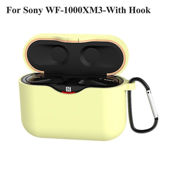 Case för Sony Wf-1000xm3 hörlurstillbehör Cover Case för Sony Wf 1000 Xm3 Wf-1000xm4 skal med krok Buff-Hook