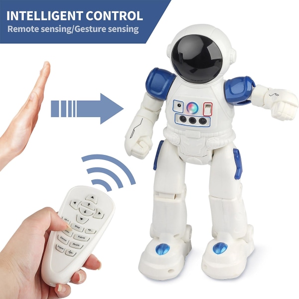 Kid Intelligent Smart Robot Gesture Sensing Programmerbart legetøj Rc Robot Xmas Kids Multicolor
