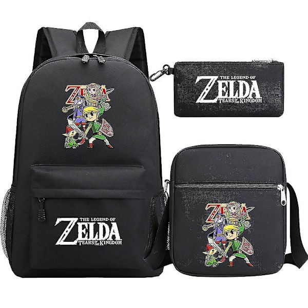 Kingdom Of Zelda teini-ikäisten opiskelijoiden set Tears Of The Game print: Reppu, olkapuku miehille ja naisille 7
