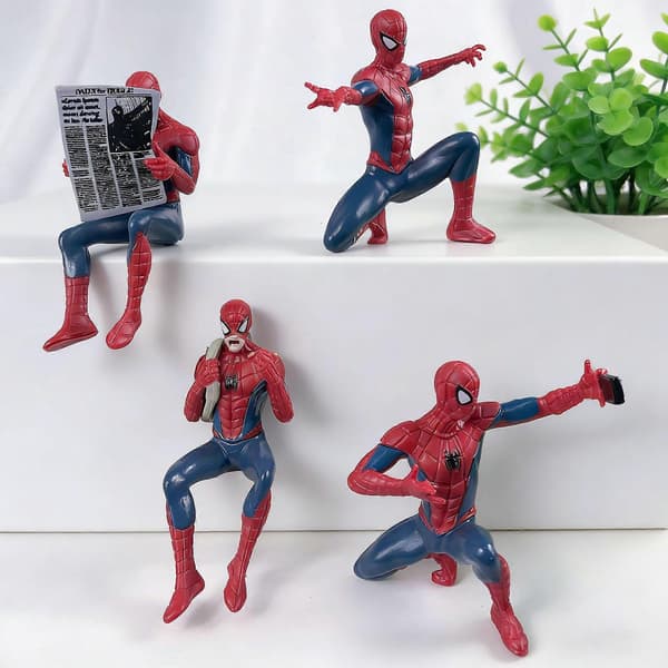 Superhelte Mini Actionfigur Sæt, Anime Model Legetøjsgave Til Fans