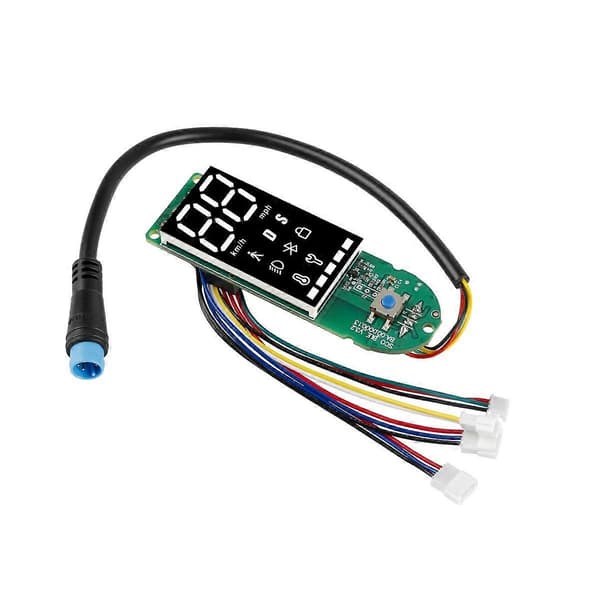 Elektrisk hovedkort LED-display dashboard til 1S elektrisk scooter dele As shown