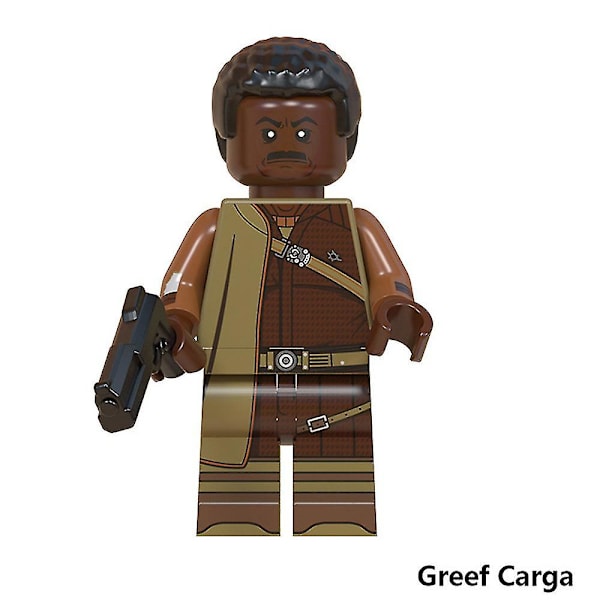 8 st/set Star Wars Minifigur Byggklossar Actionfigurer Leksaker För Barnpresenter