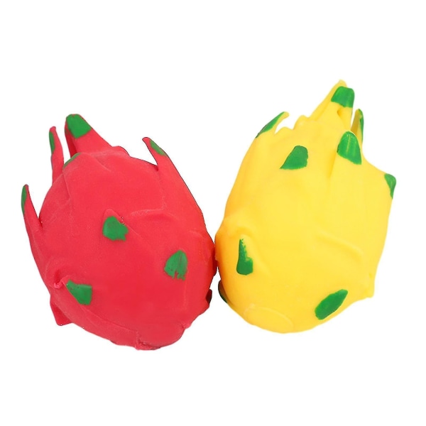 Pitaya Squeeze Toy Soft Tpr Quick Rebound Simulering Dragon Fruit Pinch Toys Stress relief Sensorisk leksak Vent Ball Squishes Dekompression Leksak Dekorativt