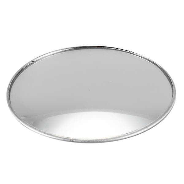 Sølvfarget 3,7 tommer diameter runde blindsone speil for bil