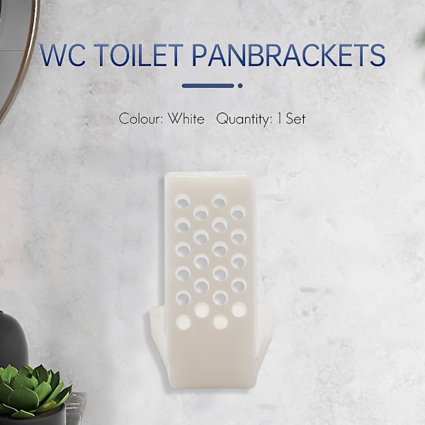 Vinklet gulv WC toiletpan / bidet fastgørelsessæt til badeværelse