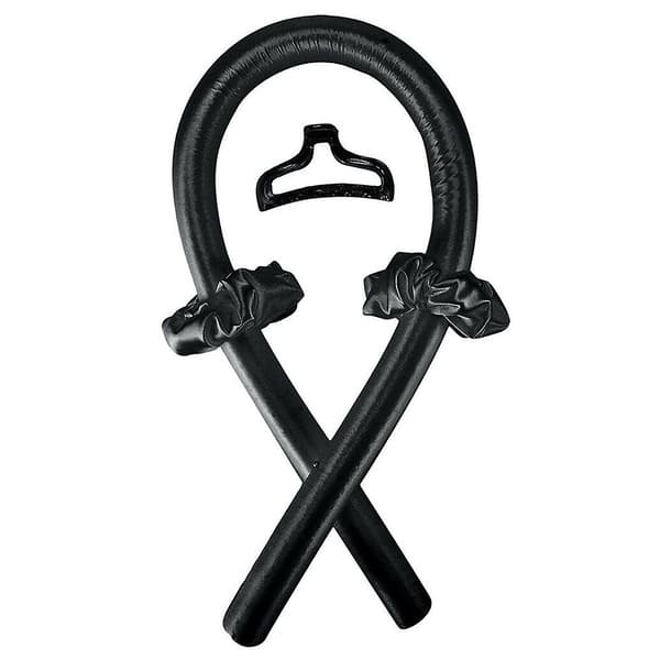 Varmefritt hårbånd for krøller Black