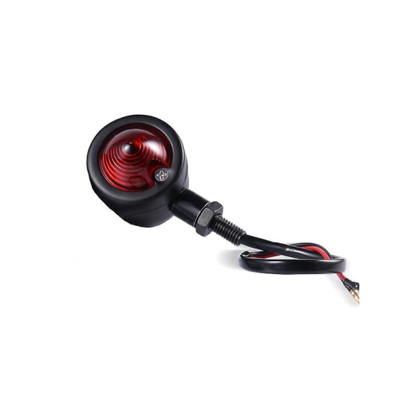 2st Universal Motorcykel Blinkers Broms Stoppljus Baklykta Bakljus Motorcykel Nummerskylt Hållare Lampa Moto Tillbehör| | 1PC Red