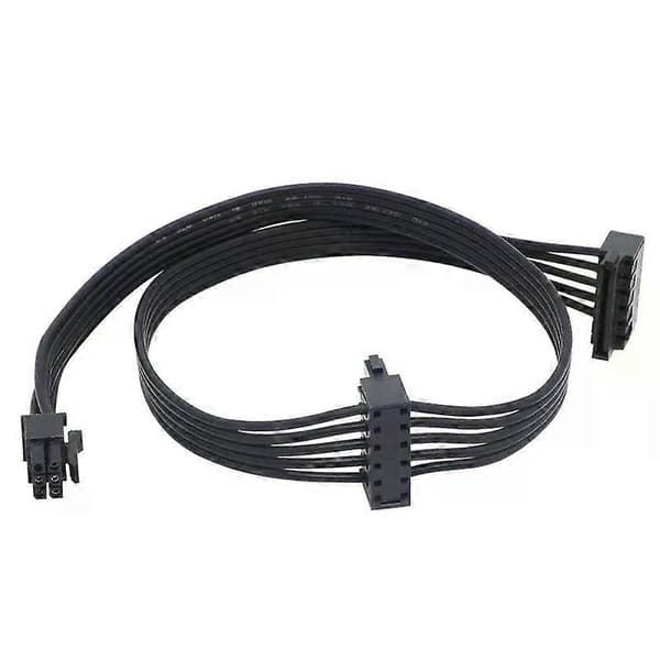 Mini 6-benet til 2 SATA 15-benet strømforsyningskabel til Dell Vostro 3070 3670