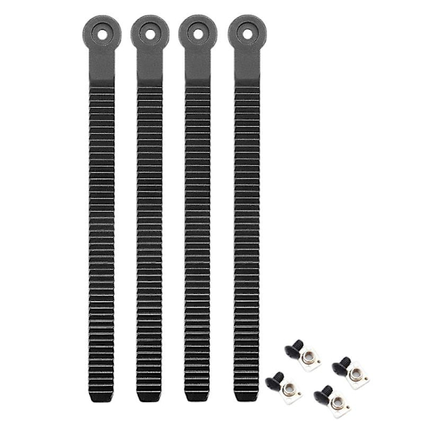 Snowboard ankel stige rem bindingsudskiftning Robust universal enkel installation ankel rem Snowboard bindingsdele 4pcs