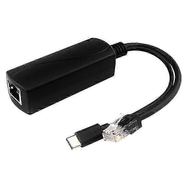 Gigabit POE Splitter 5V3A 1000Mbps Type-C Power over Ethernet til CISCO til HUAWEI til IP-kamera til Edition 0627