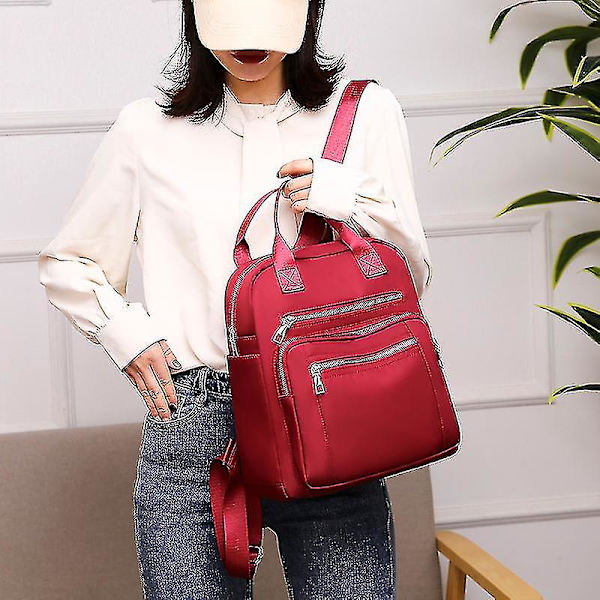 Vento Marea Naisten reppu 2020 Travel Casual Vedenpitävät Naisten Olkalaukut Naisten Suuri Tilavuus Oxford Reppu musta Kukkaro Red backpack