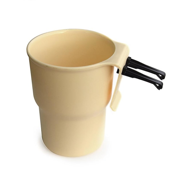 Universal auton tuuletusaukon kupin pidike riippuva vesipullo juomapidike auton sisätilojen kolikkoavain matkapuhelin monitoiminen organizer - juomatelineet Beige A