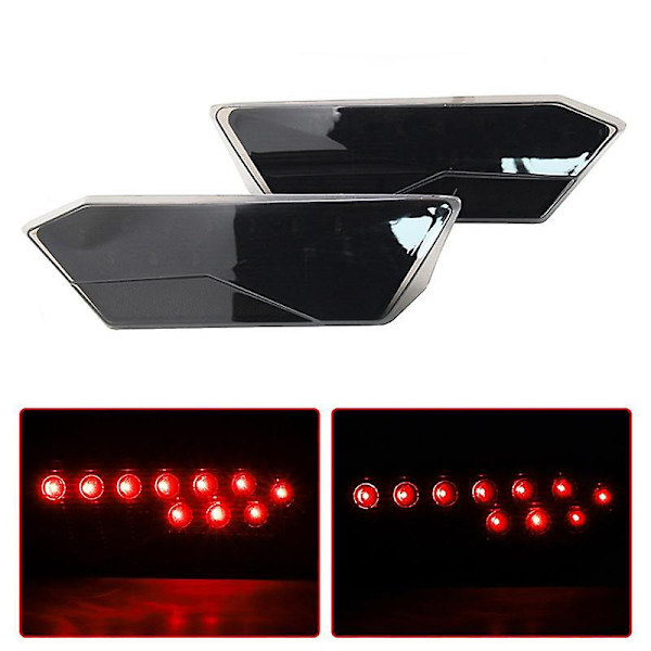 Rzr Turbo 1000 Xp 900 S 2014-2019 Led-takavalon merkkivalon jarrulamppu musta