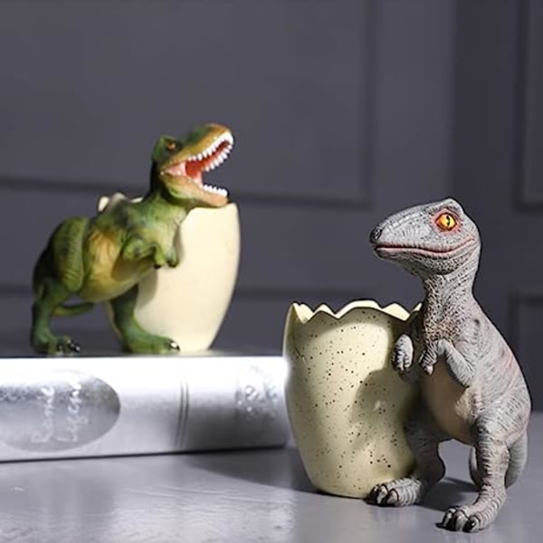 Dinosaur blyantholder Pen Cup Skrivebord Organizer Tyrannosaurus Rex