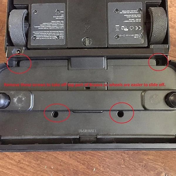 General Wheels Moppningsrobot Kompatibel Med Irobot Braava 380/mint 5200 Hjul