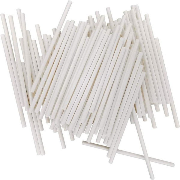 Pinde til Cake Pops, Hvide, 100 stk