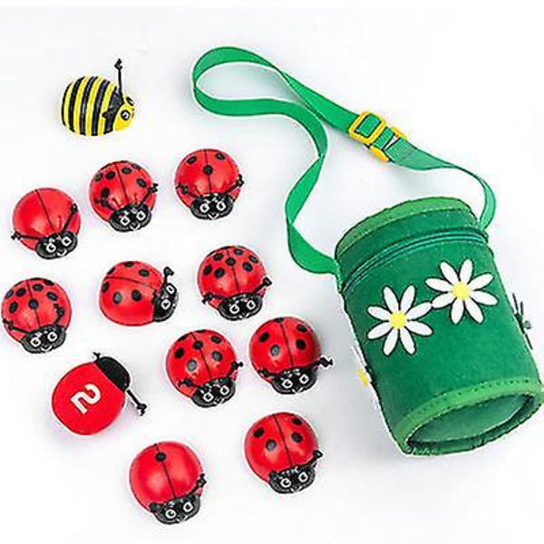 Lasten Counting Beetle Peli Puinen Enlightenment Numeromuistilelu