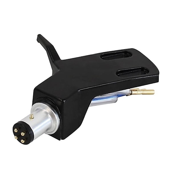 Skivspelare Headshell Aluminiumlegering Headshell Record Skivspelare nålbyte Phono Stylus Patronställ Black