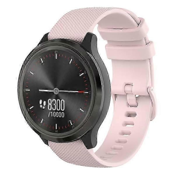 18mm ruudukkoinen silikoniranneke GarminActive S:lle MultiColor