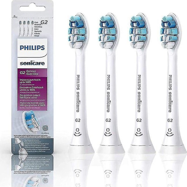 4st utbytesborsthuvuden för Philips Sonicare C1 C2 G2 W2 Proresults G2