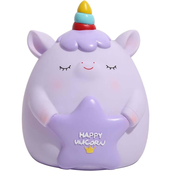 Cute Piggy Bank Girls Kids, Unicorns Gifts For Girls,girl Toys For 5 6 7 8 9 10 Year Old, Girl Gifts On Birthday Christmas, Purple