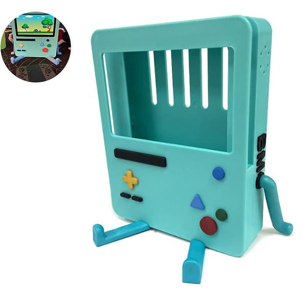 Nintendo Switch Bmo Stand Kun Til Switch Nem At Bære Og Bruge, Velegnet Til Unisex Blue