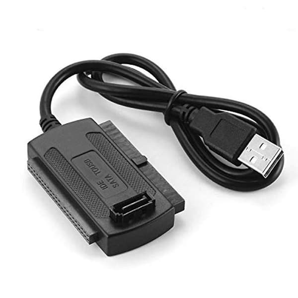 USB til SATA IDE Adapterkabel for Harddisk HDD, USB 2.0 til SATA/IDE Konverter HDD Kabel