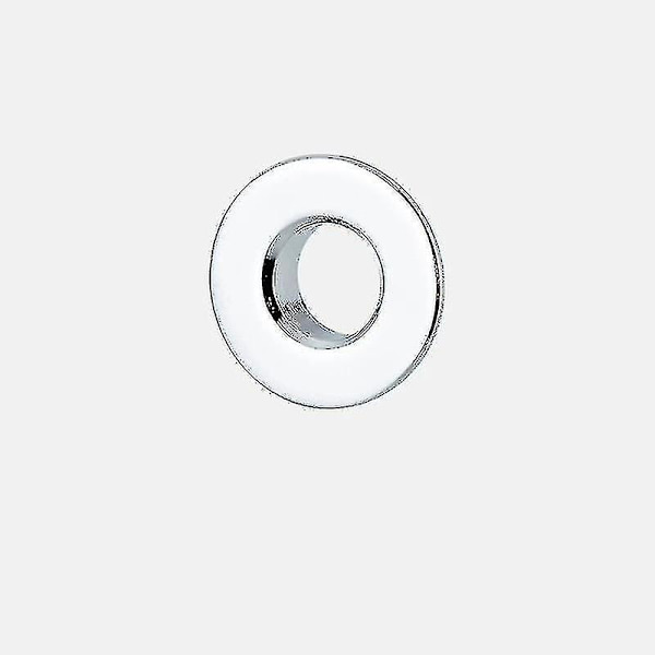 Badrum Handfat Runt Hål Overflow Cover Basin Keramiska Krukor black