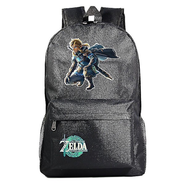 Legend Of Zelda Kingdom Print Teenager skoletaske til folkeskolen og gymnasiet - Unisex afslappet rygsæk 1