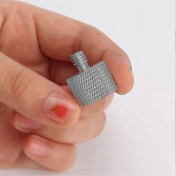 2 stk. mikrofonstativadapter 5/8 til 1/4 skruegevindadapter stativskrueadapter til