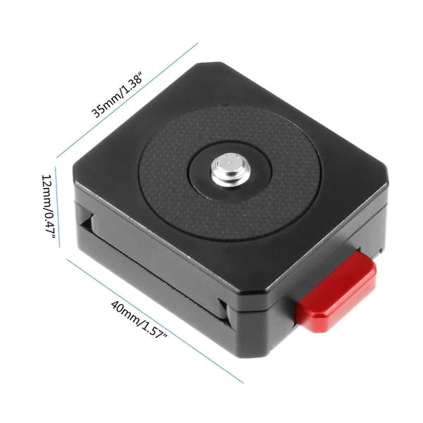 Hurtigudløserplade V-montering Batteriadapter Monteringspladeholder Tilbehør