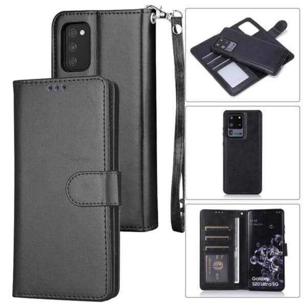 Samsung Galaxy S23 2-i-1 Magnetisk Pung Sort Sort Sort black