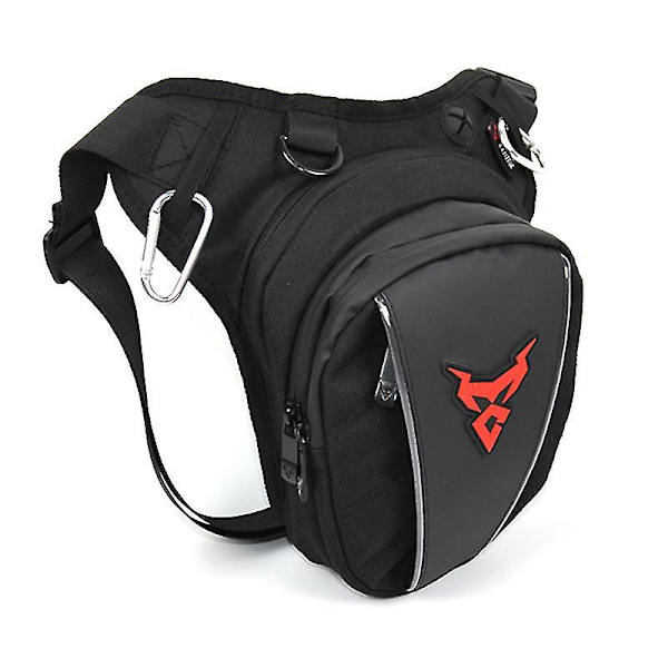 Moottoripyörän matalavyötäröinen jalkalaukku - Vedenpitävä moottoripyörän taktinen matka Matkapuhelin/matkapuhelimen käsilaukku Fanny Pack Bag reisivyöllä ja lantiovyöllä