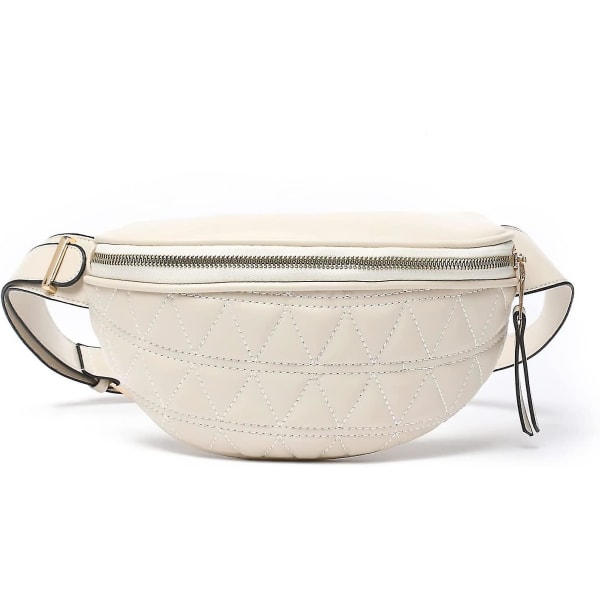 Naisten Fanny Pack -vyötäröpakkaukset säädettävillä Strapbum-laukuilla naisille Crossbody (a-beige)