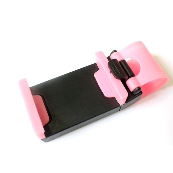 Universal Car Rat Mobiltelefon Holder Mount Spænde Socket Holder Cykel Clip Navigation Gps Xiaomi Redmi 6x Mi6 Stande| | Pink