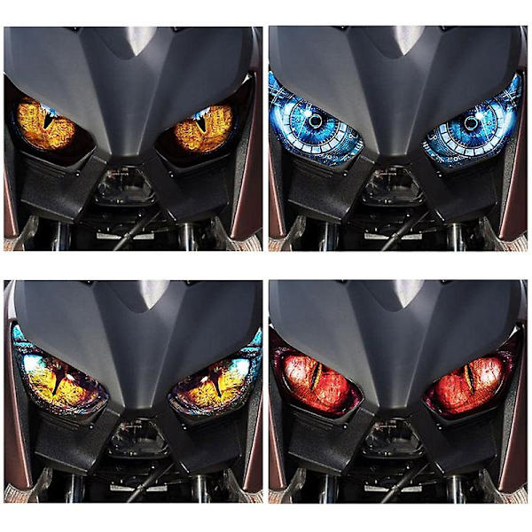 Moottoripyörän tarvikkeet Ajovalojen suojatarra Ajovalotarra Yamaha Xmax 300 Xmax 250 2017 2018 - Tarrat &amp; Tarrat type 04