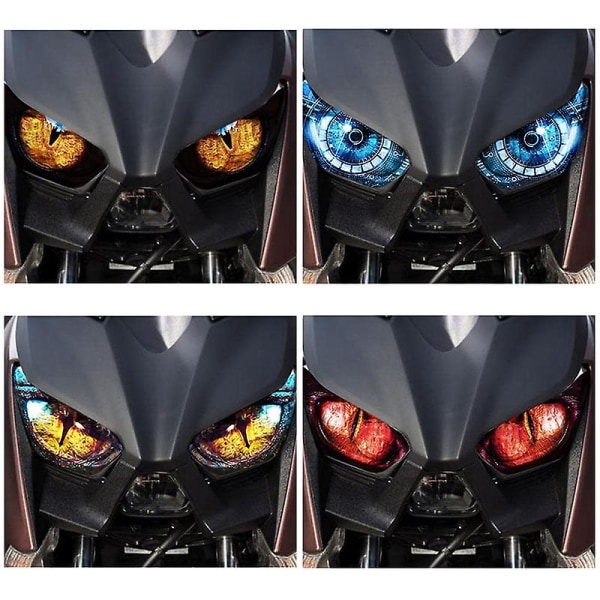 Motorcykeltilbehør Forlygtebeskyttelsesmærkat Forlygtemærkat til Yamaha Xmax 300 Xmax 250 2017 2018 - Decals &amp; Klistermærker type 02