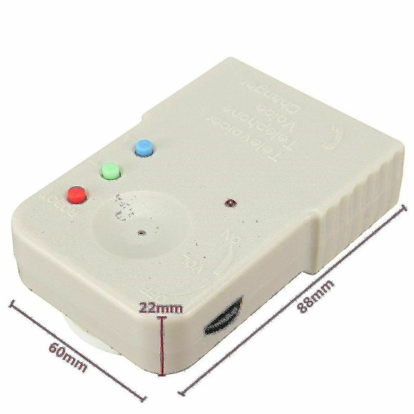 Alg Mini Wireless Multi Voice Changer Digitizer Mikrofon Disguiser Højttaler