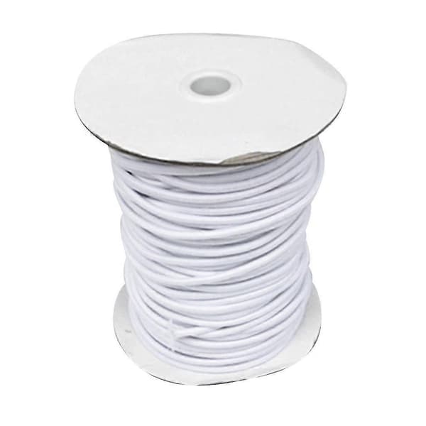 4mm 5m Hvit Elastisk Strikk Tau Støtsnor Festestropp - Båt/Tilhenger Trekk