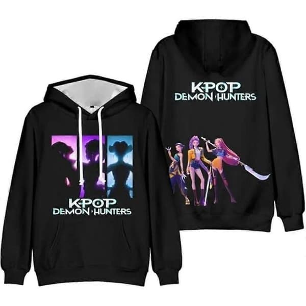 KPop Demon Hunters Hettegenser 3D-trykk Pullover Hettegenser for menn kvinner _19
