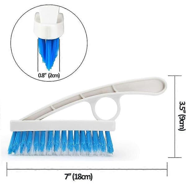 2-pack fogskrubbor - Styv nylonborste för badkar, dusch