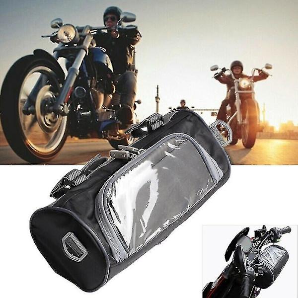 Universal Motorcykel Framväska Elcykelstyre Kompatibel Withk Vattenförvaringsväskor Container Camping Utomhus Motor Tankväska