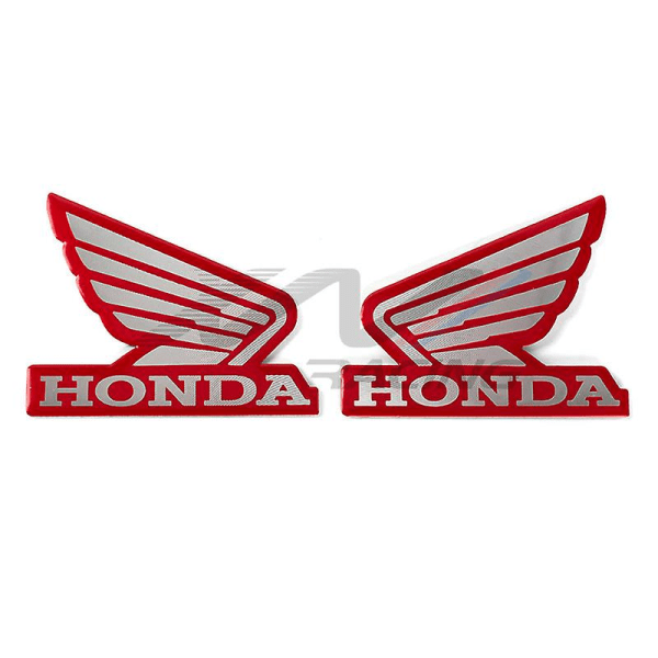 4 farger metall motorsykkel dekal tilbehør for Honda Pcx125 Pcx150 Cbr600rr Cb1000r Cb650f Vfr1200 Universal Moto Sticker Deler| | Red