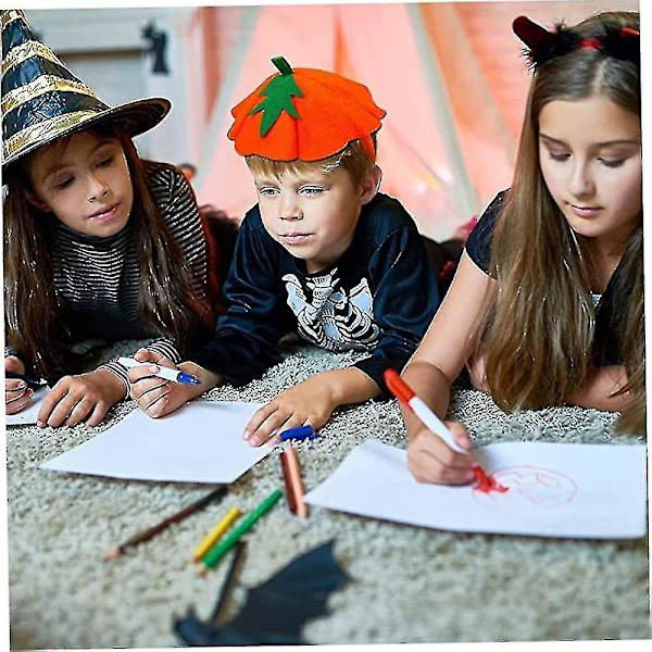 3 st Halloween Pannband Pumpa Hat Dam Pumpa Kostym Pumpa Hårband Hårbåge Pumpa Festtillbehör