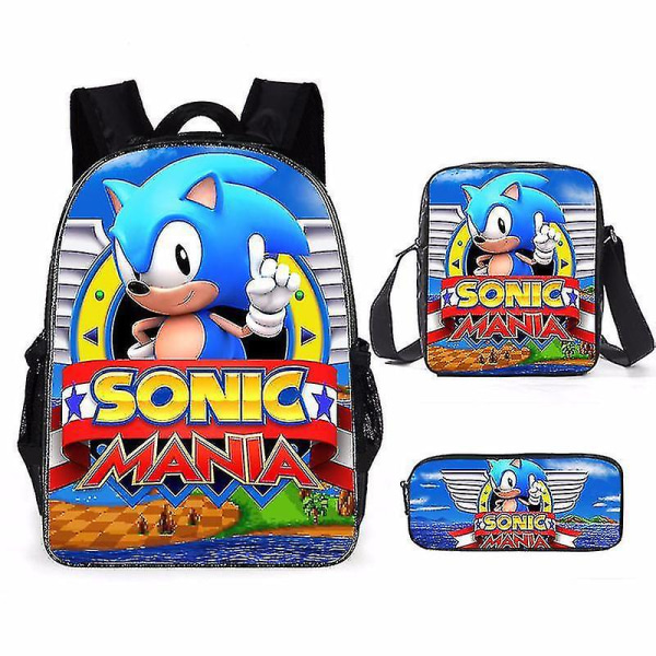 3st 3d Print Super Sonic Ryggsäck Axelväskor Case