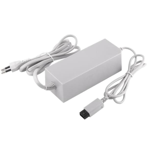 Strømadapter - Kompatibel med Nintendo Wii Hvit