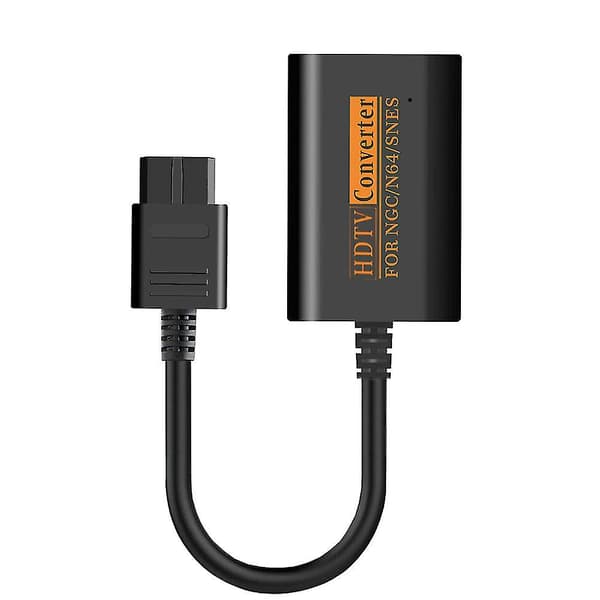 1080p HDMI-kompatibel adapterkonverterer høyklarhetskabel for Nintendo 64/SNES/NGC Gamecube-konsoll