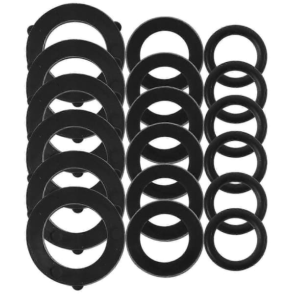 18 st O-ring gummibrickor Gummitätningar O-ringar för trädgårdsslang Trädgårdstillbehör