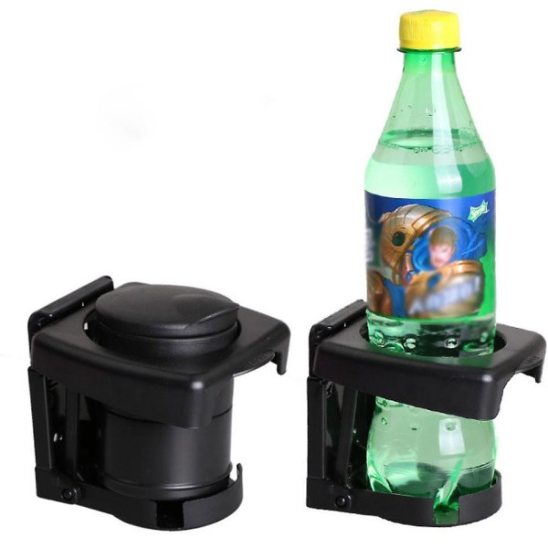 Auton universal taittuva vesimukin pidike Ilmanpoistoaukko Juomapidike Auton vesikupin kiinnitysteline CAN juomatarvikkeet| | Black