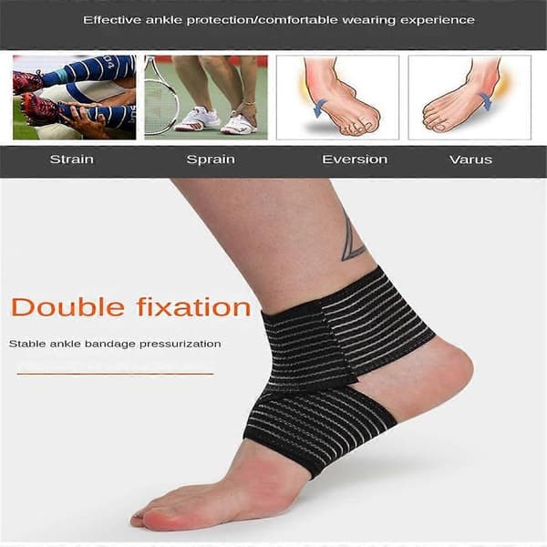 Elastisk kompressionsbandage til håndled, ankel, albue, knæ, læg